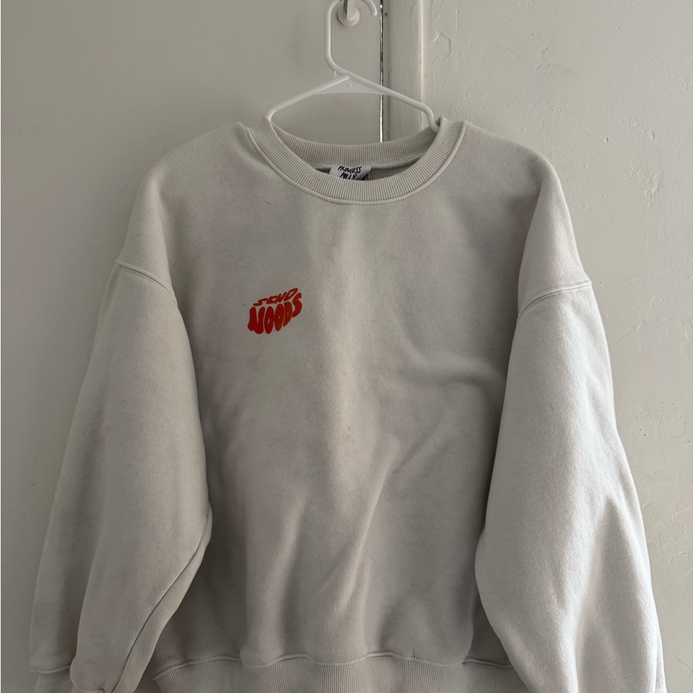 Princess Polly Cream Crew Neck Sweater